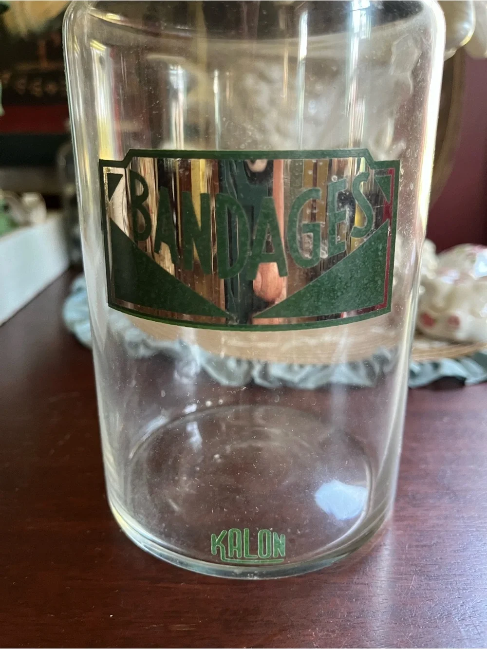 Vintage Kalon by Profex glass medical apothecary jar